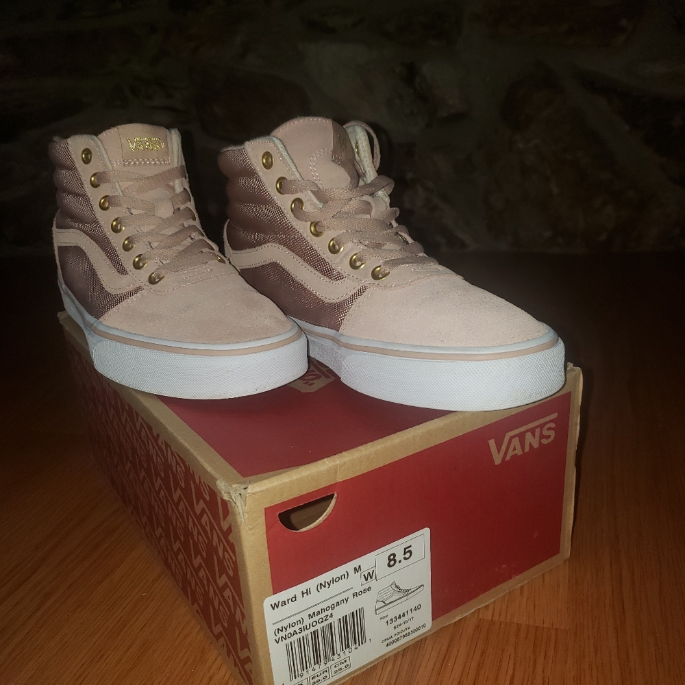 Vans Mahogany Rose blush pink shoe